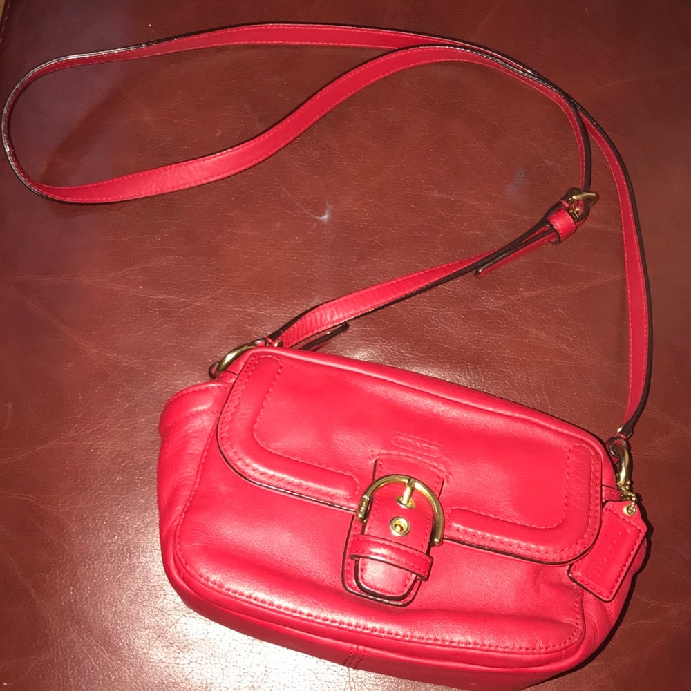 COACH LEATHER CROSSBODY BAG